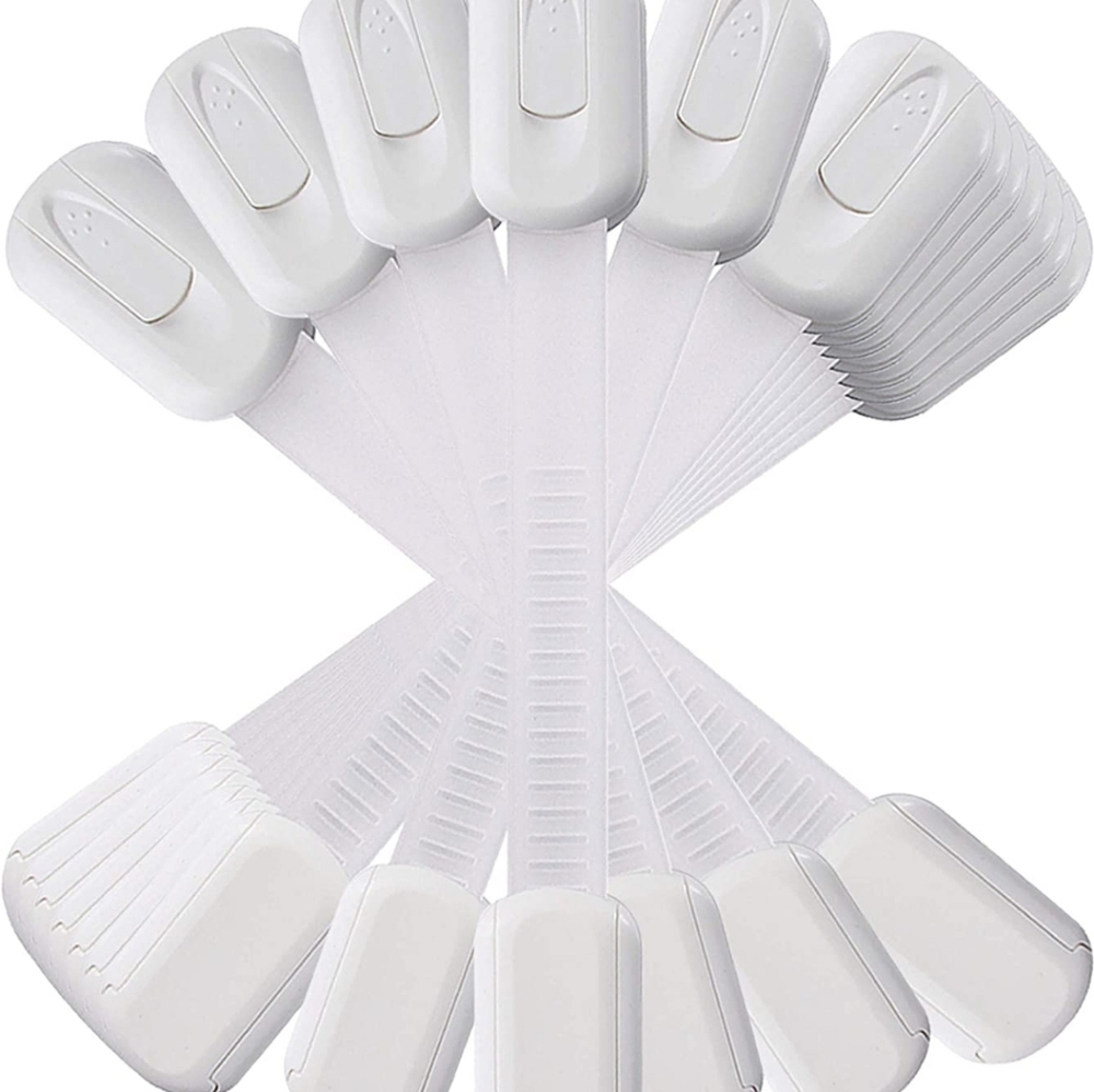 12 Pack Vmaisi Multi-Use Adhesive Straps Locks - Childproofing Baby Proofing ...